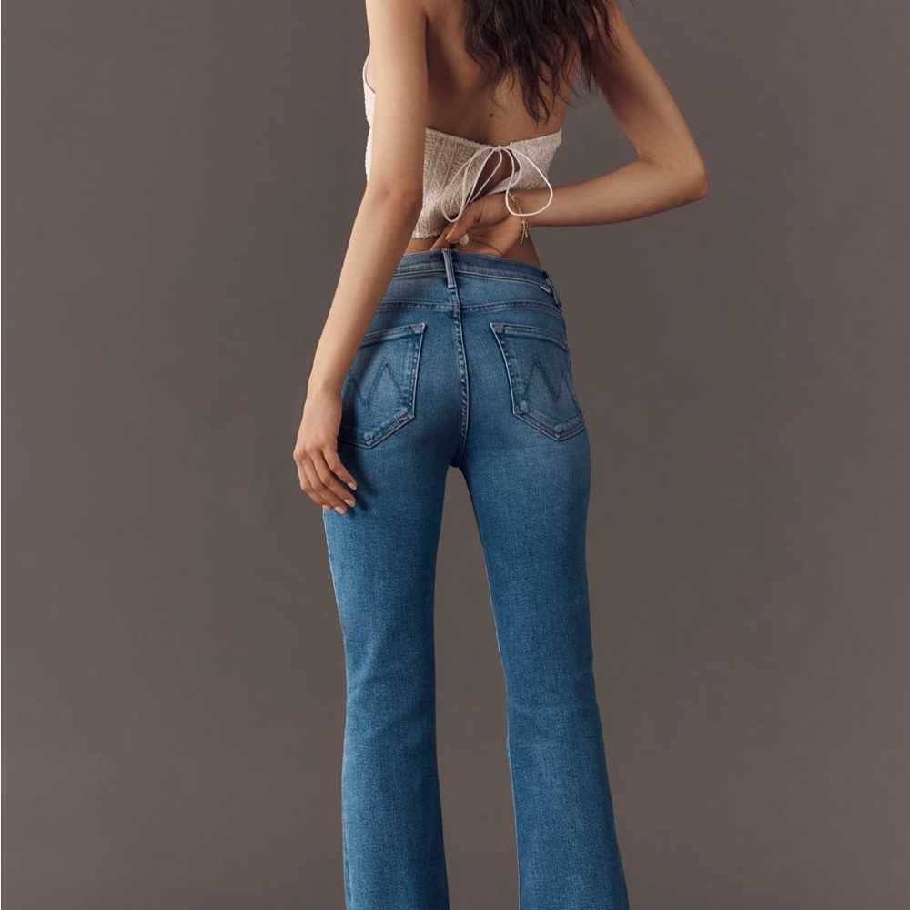 MOTHER Blue Flare Jeans